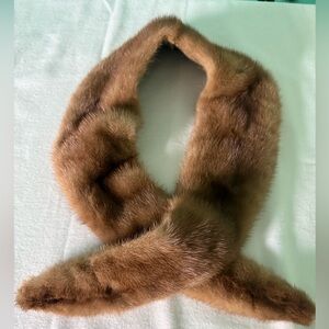 Vintage Mink Fur Scarf